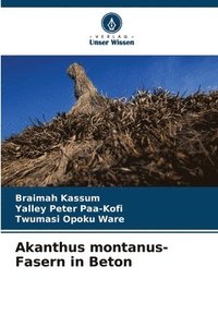 bokomslag Akanthus montanus-Fasern in Beton