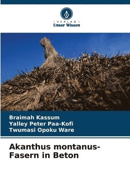 bokomslag Akanthus montanus-Fasern in Beton