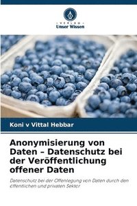 bokomslag Anonymisierung von Daten - Datenschutz bei der Veröffentlichung offener Daten