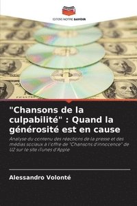 bokomslag "Chansons de la culpabilité" : Quand la générosité est en cause