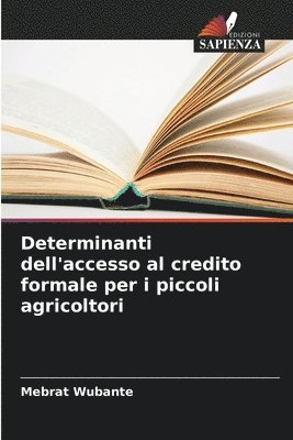 bokomslag Determinanti dell'accesso al credito formale per i piccoli agricoltori