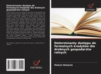 bokomslag Determinanty dost?pu do formalnych kredytów dla drobnych gospodarstw rolnych