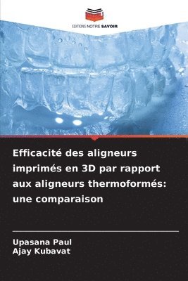 Upasana Paul, Ajay Kubavat, AJAY KUBAVAT - Efficacité des aligneurs imprimés en 3D par rapport aux aligneurs thermoformés, Häftad