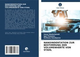 bokomslag Nanoindentation Zur Bestimmung Der Volumenhärte Von Stahl