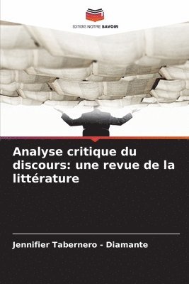 Jennifier Tabernero - Diamante, Jennifier Tabernero -. Diamante - Analyse critique du discours, Häftad
