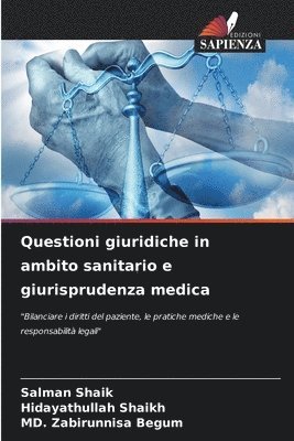 bokomslag Questioni giuridiche in ambito sanitario e giurisprudenza medica