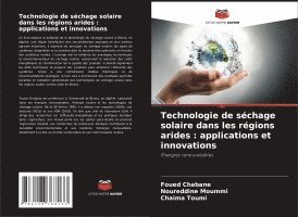 bokomslag Technologie de séchage solaire dans les régions arides : applications et innovations
