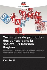 bokomslag Techniques de promotion des ventes dans la société Sri Dakshin Raghav