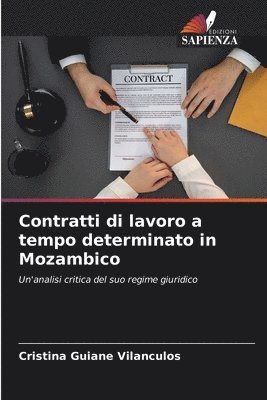 bokomslag Contratti di lavoro a tempo determinato in Mozambico