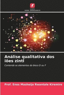 Análise qualitativa dos iões zintl