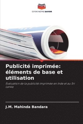 bokomslag Publicité imprimée