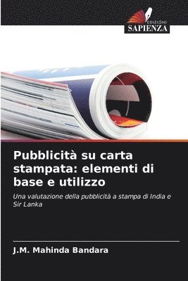 J M Mahinda Bandara, J. M. Mahinda Bandara, J.M. Mahinda Bandara - Pubblicità su carta stampata, Häftad