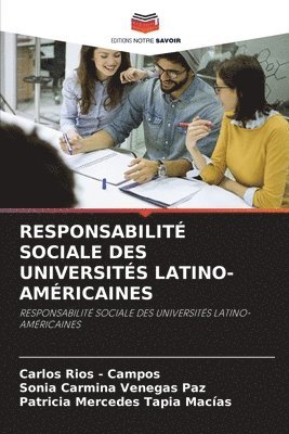 bokomslag Responsabilité Sociale Des Universités Latino-Américaines