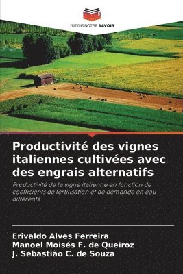 bokomslag Productivité des vignes italiennes cultivées avec des engrais alternatifs