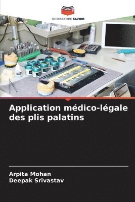 bokomslag Application médico-légale des plis palatins