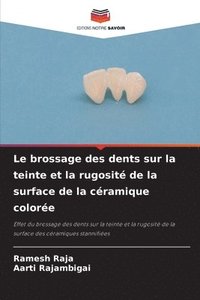 bokomslag brossage des dents sur la teinte et la rugosité de la surface de la céramique colorée