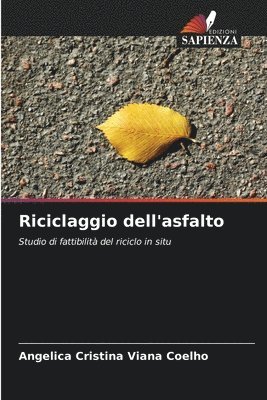 bokomslag Riciclaggio dell'asfalto