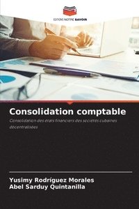 bokomslag Consolidation comptable
