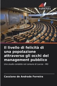 bokomslag livello di felicità di una popolazione attraverso gli occhi del management pubblico