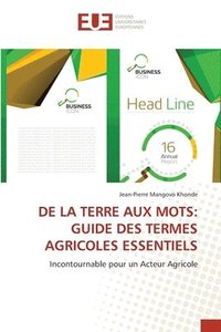 bokomslag de la Terre Aux Mots