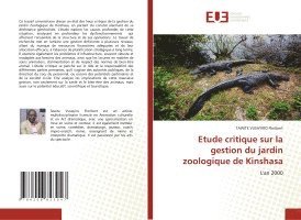 bokomslag Etude critique sur la gestion du jardin zoologique de Kinshasa
