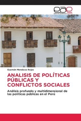 bokomslag Analisis de Políticas Públicas Y Conflictos Sociales