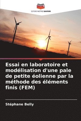 bokomslag Essai en laboratoire et modélisation d'une pale de petite éolienne par la méthode des éléments finis (FEM)