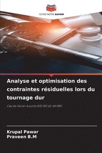 bokomslag Analyse et optimisation des contraintes résiduelles lors du tournage dur