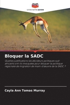 bokomslag Bloquer la SADC