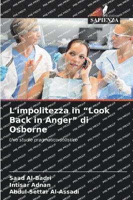 bokomslag L'impolitezza in "Look Back in Anger" di Osborne