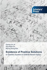 bokomslag Existence of Positive Solutions