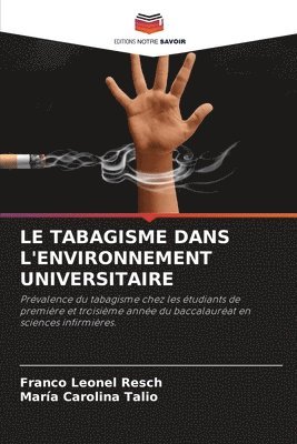 bokomslag Le Tabagisme Dans l'Environnement Universitaire