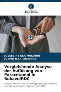 bokomslag Vergleichende Analyse der Auflösung von Paracetamol in Bukavu/RDC