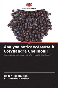bokomslag Analyse anticancéreuse à Corynandra Chelidonii
