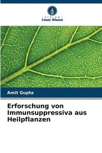 bokomslag Erforschung von Immunsuppressiva aus Heilpflanzen