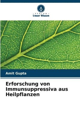 bokomslag Erforschung von Immunsuppressiva aus Heilpflanzen