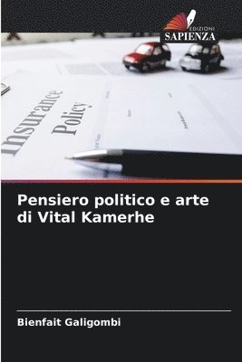 bokomslag Pensiero politico e arte di Vital Kamerhe