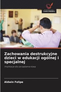 bokomslag Zachowania destrukcyjne dzieci w edukacji ogólnej i specjalnej