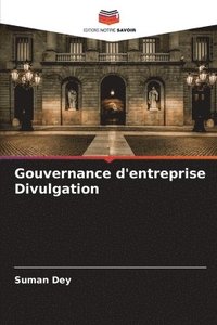bokomslag Gouvernance d'entreprise Divulgation