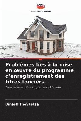 bokomslag Problèmes liés à la mise en oeuvre du programme d'enregistrement des titres fonciers