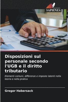 Gregor Habersack - Disposizioni sul personale secondo l'UGB e il diritto tributario, Häftad