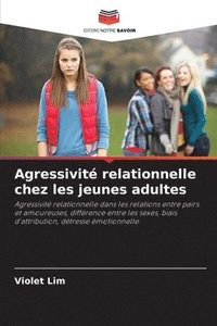 bokomslag Agressivité relationnelle chez les jeunes adultes
