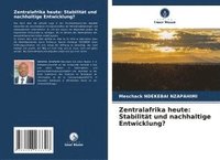 bokomslag Zentralafrika heute: Stabilität und nachhaltige Entwicklung?