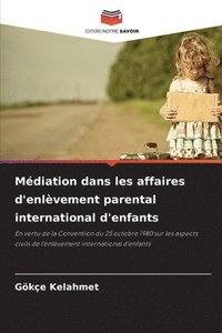 bokomslag Médiation dans les affaires d'enlèvement parental international d'enfants