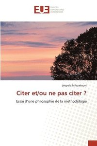 bokomslag Citer et/ou ne pas citer ?