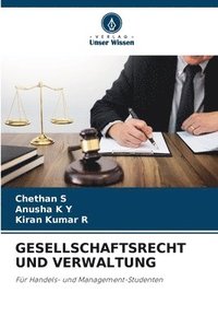 bokomslag GESELLSCHAFTSRECHT UND VERWALTUNG