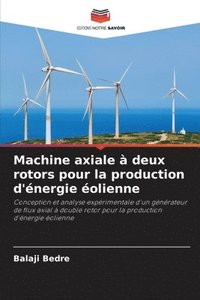 bokomslag Machine axiale à deux rotors pour la production d'énergie éolienne