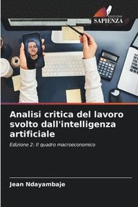 bokomslag Analisi critica del lavoro svolto dall'intelligenza artificiale