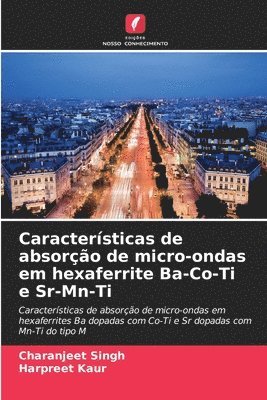 bokomslag Características de absorção de micro-ondas em hexaferrite Ba-Co-Ti e Sr-Mn-Ti
