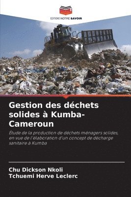 bokomslag Gestion des déchets solides à Kumba-Cameroun